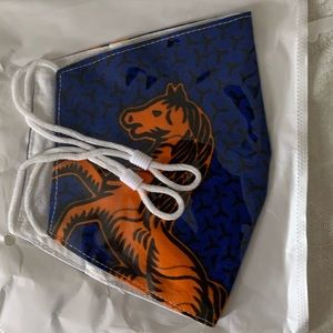 African Face Masks- Blue Horse